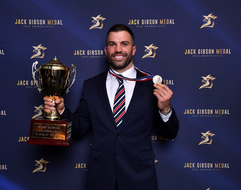 Tedesco has won five consecutive Jack Gibson awards at the Sydney Roosters. 