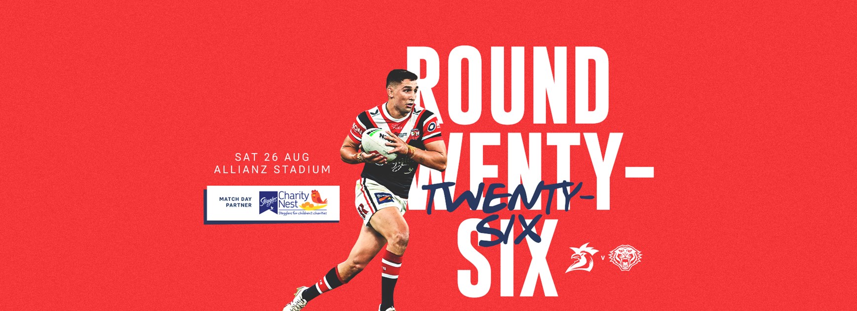 NRL Line Up for Round 26 vs Tigers