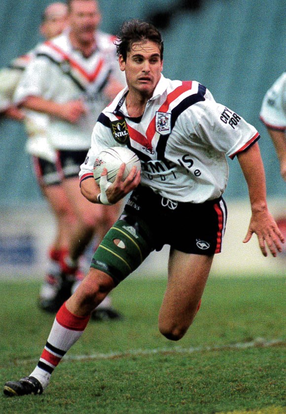 Star Winger: Jack Elsegood was successful in court to break his contract with the Super League-aligned Bulldogs to pen a deal with the Roosters in 1997, scoring 35 tries in 77 matches in Red, White and Blue .