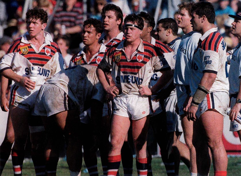 Qualified Leader: Despite the addition of Brad Fittler in 1996, Phil Gould retained hooker Sean Garlick as the Club's Captain. Garlick played 64 games between 1994-1997.