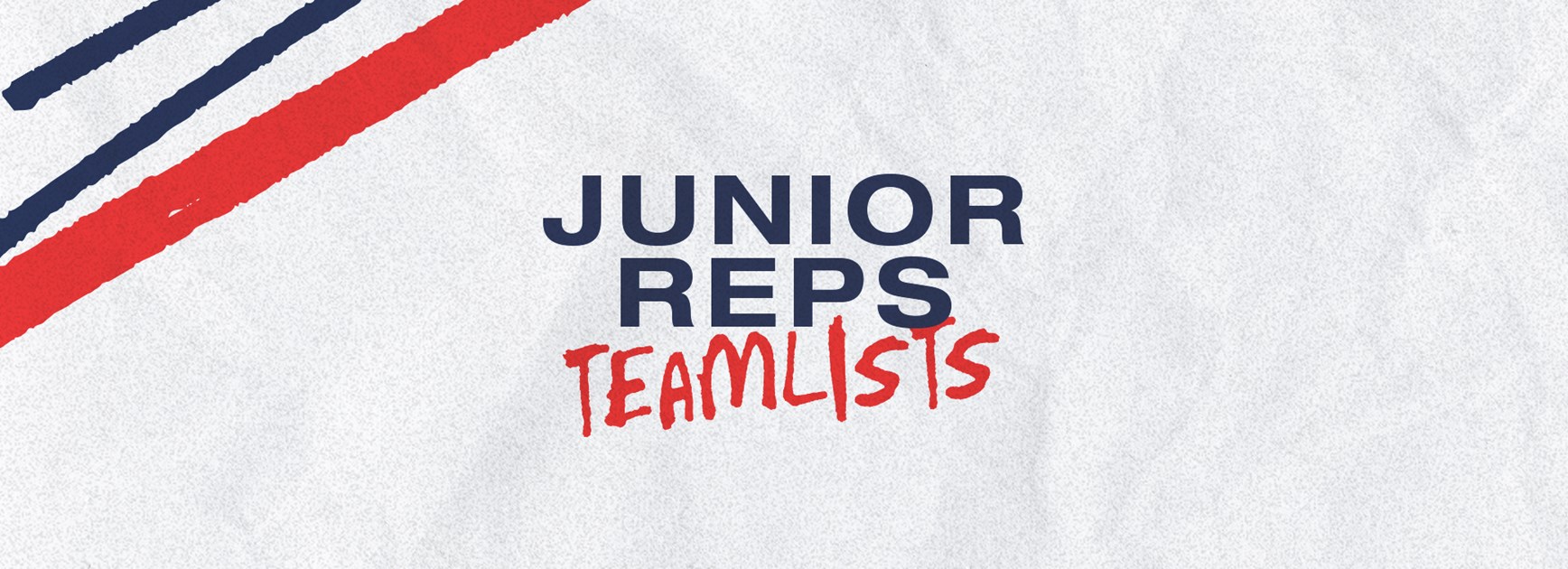 Junior Representative Teamlists for Round 3 Announced