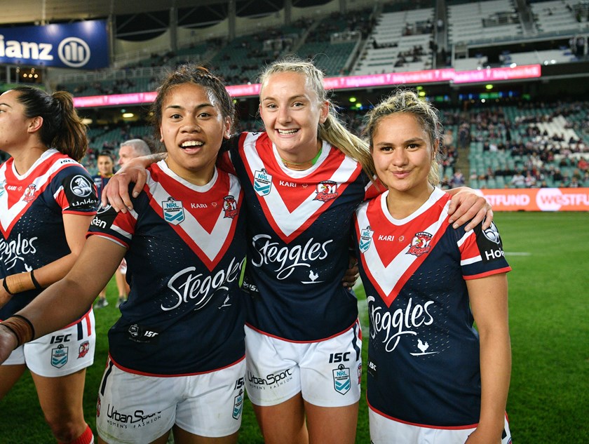 From the beginning: Parker made her NRLW debut in Round 3 of the competition's inaugural season. 