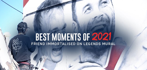 Best Moments of 2021: Friend Immortalised on Legends Mural