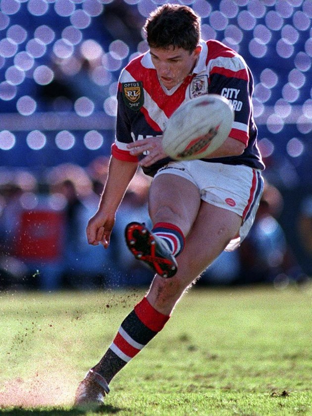 Sharp-shooter: Former fullback and goal kicker Ivan Cleary nailed five goals against the Panthers in Round 4, 1996.