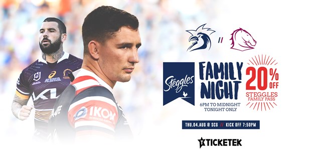 Get 20% Off All Round 21 Family Passes with Steggles Family Night!
