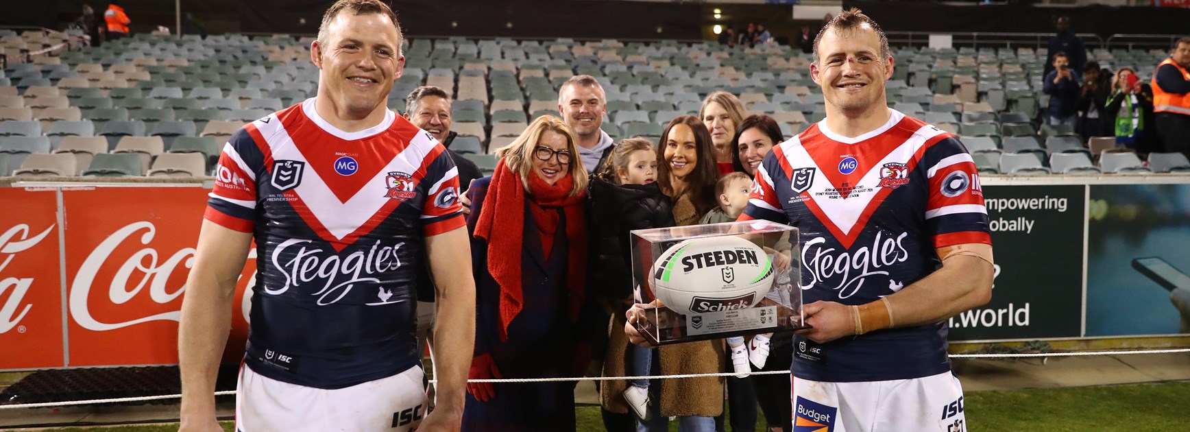 Morris Twins Rounding off Roosters Family Connection