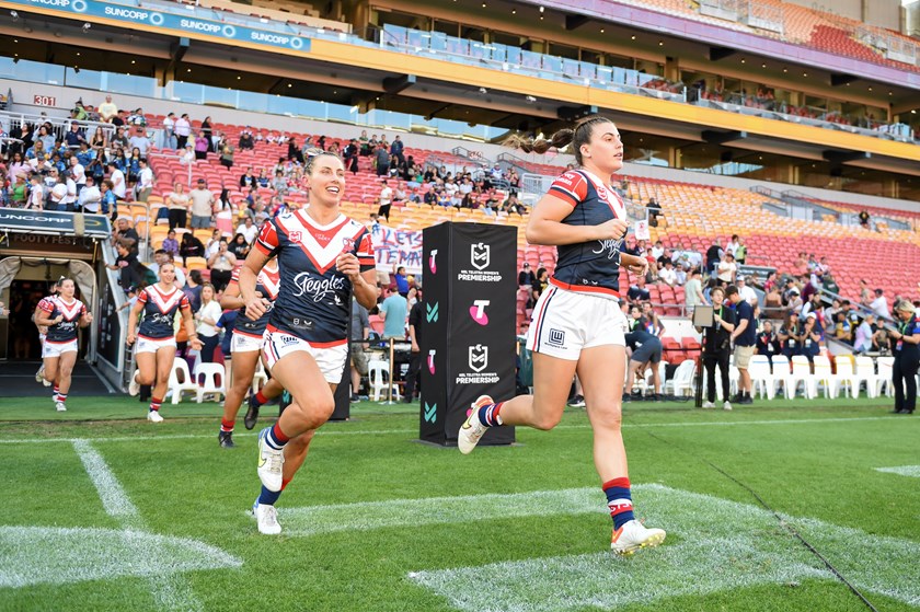 Jillaroos: Sam Bremner (left) has been named as one of the three captains to lead the Jillaroos, with Jess Sergis (right) named in the squad alongside Keilee Joseph, Isabelle Kelly and Olivia Kernick. 