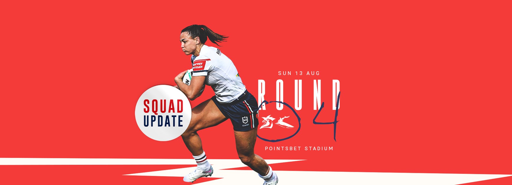 Squad Update: Round 4 vs Sharks