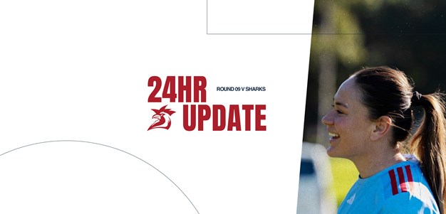 NRLW 24-Hour Update | Round 9 v Sharks