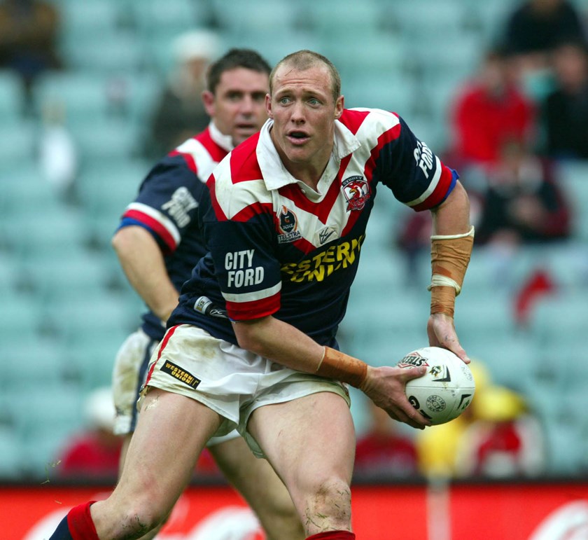 Pointscorer: Craig Fitzgibbon found himself on the scoresheet against the Knights in the 2002 Semi Final with a try and two goals. 