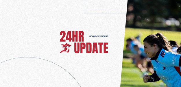 NRLW  24 Hour Update | Round 4 v Tigers