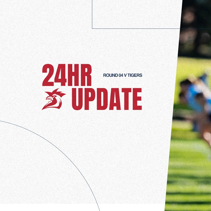 NRLW  24 Hour Update | Round 4 v Tigers