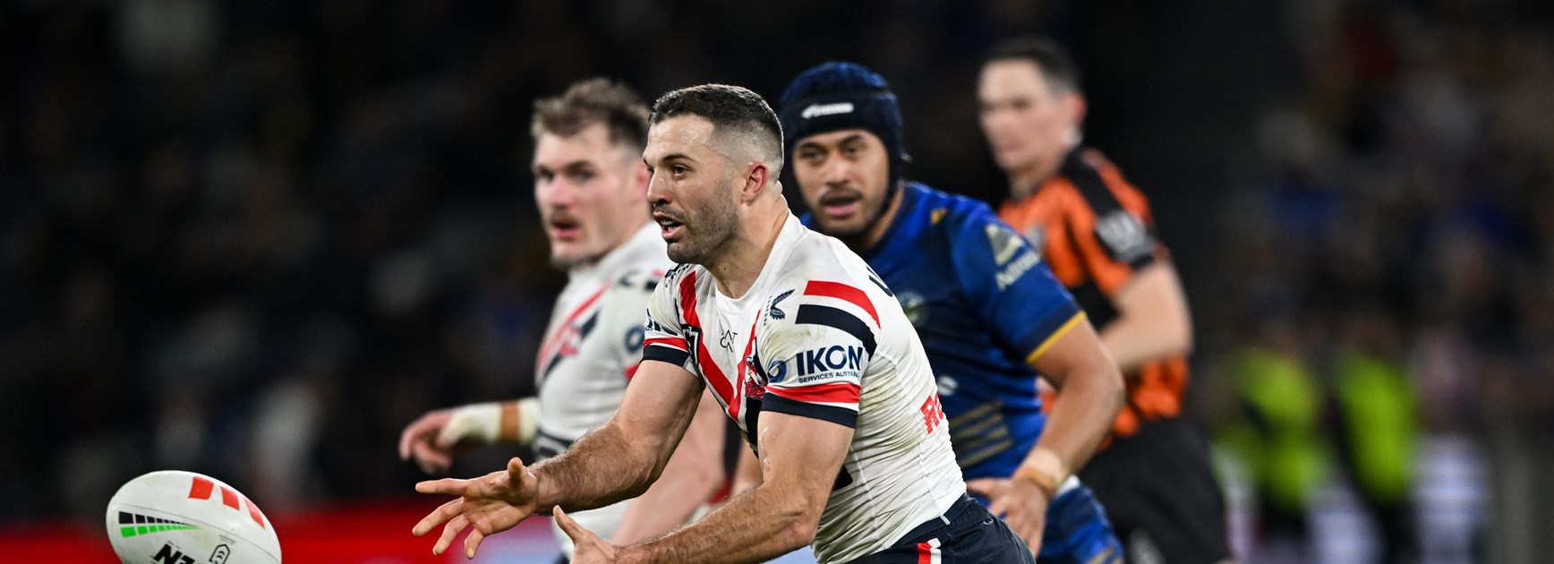 As it happened: Eels stun Roosters; DCE celebrates in style; Warriors topple Titans