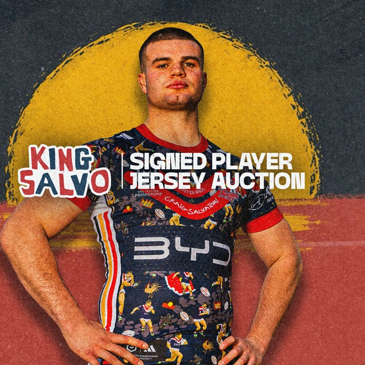 First Nations ‘King Salvo’ Jersey Auction Now Live