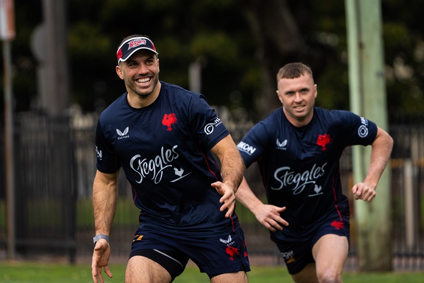 James Tedesco and Jake Turpin are completing non-contact training this week as they work through the Club's return to play protocols. 