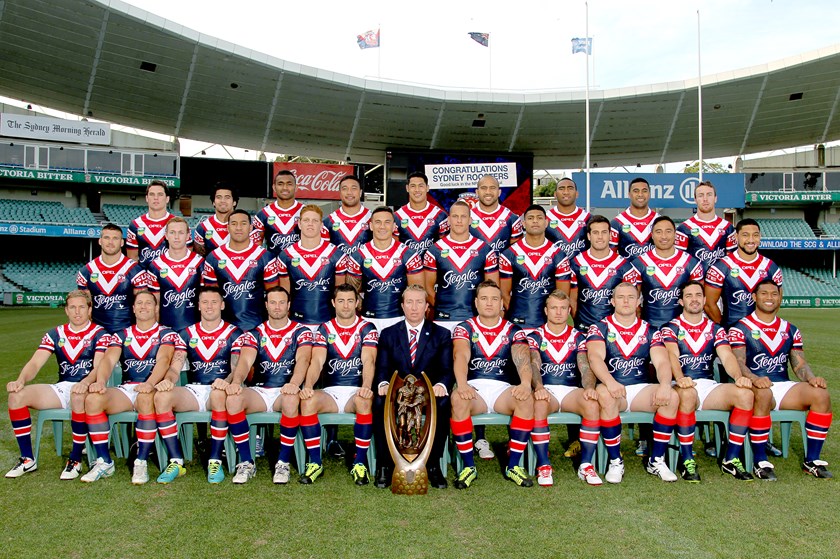 Back Row: Daniel Mortimer, Nafe Seluini (Reserve), Paul Rokalaiti (Reserve), Tinirau Arona (Reserve), Roger Tuivasa-Sheck, Sam Moa, Samisoni Langi (Reserve), Michael Jennings, James Maloney
Middle Row: Jack Bosden (Reserve), Henare Wells (Reserve), Tautau Moga (Reserve), Dylan Napa (Reserve), Sonny Bill Williams, Kane Evans (Reserve), Daniel Tupou, Michael Oldfield (Reserve), Adam Henry (Reserve), Isaac Liu (Reserve)
Front Row: Mitchell Aubusson, Luke O’Donnell, Shaun Kenny-Dowall, Boyd Cordner, Anthony Minichiello (Captain), Trent Robinson (Coach), Jared Waerea-Hargreaves, Jake Friend, Martin Kennedy (Reserve), Aiden Guerra, Frank-Paul Nu’uausala
Absent: Mitchell Pearce