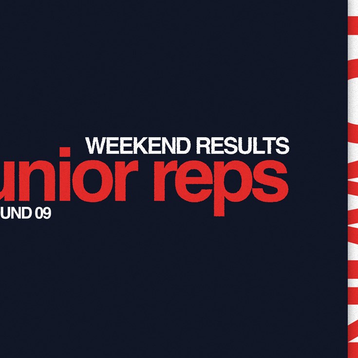 Junior Reps Results - Round 9