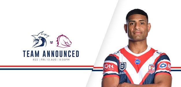24 HOUR UPDATE: Line Up for Round 22 vs Broncos Announced