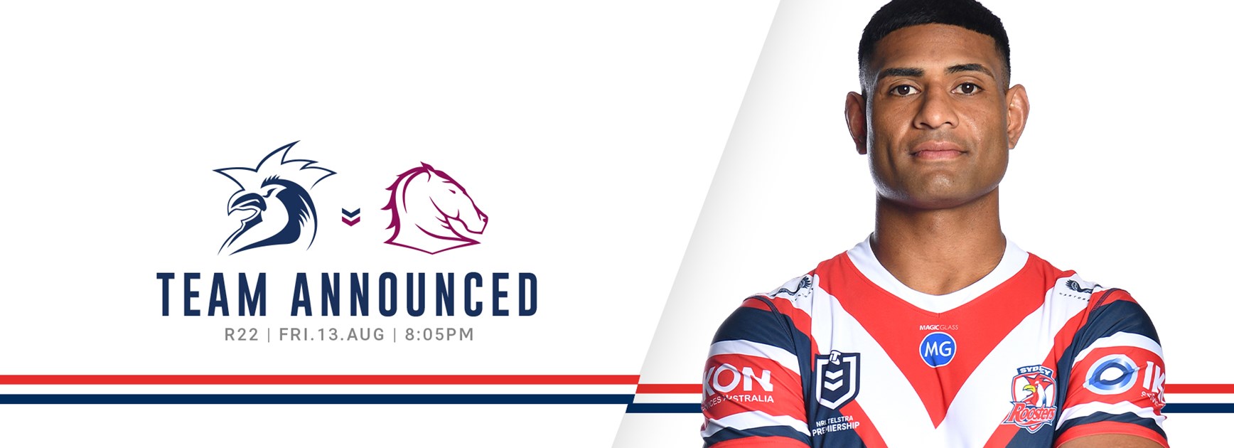 24 HOUR UPDATE: Line Up for Round 22 vs Broncos Announced
