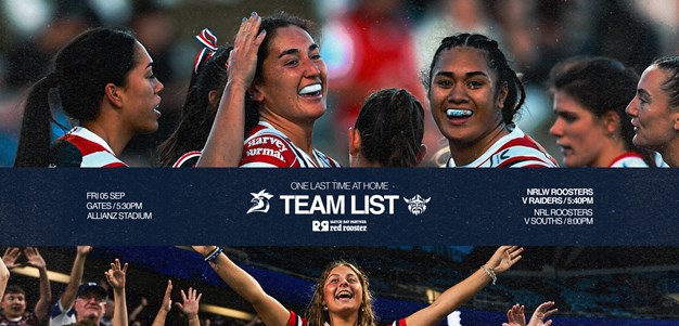 24 Hour Update | NRLW Team list Round 10