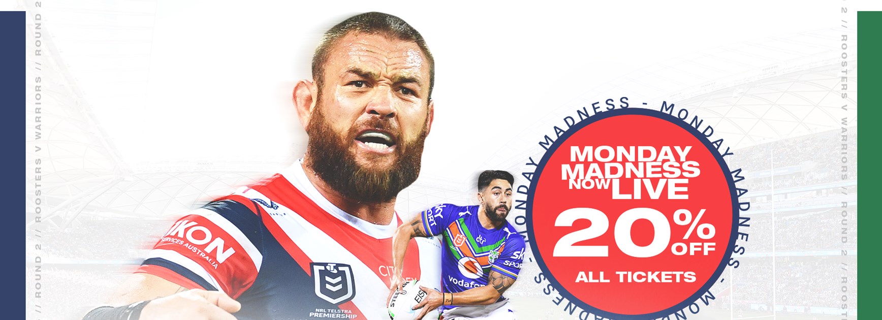 Get 20% Off All Saturday Tickets With Monday Madness!