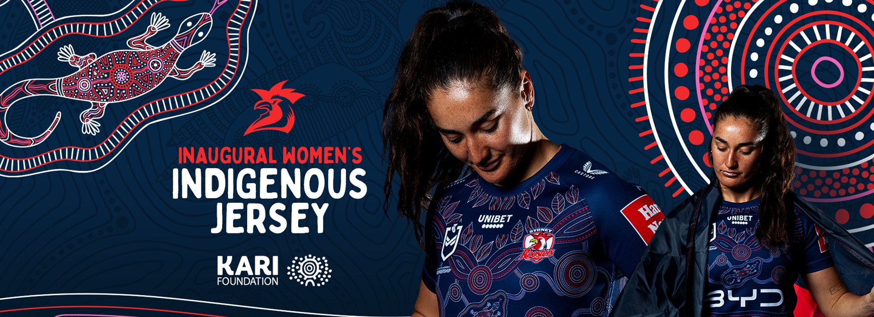 Sydney Roosters unveil Inaugural NRLW Indigenous Jersey