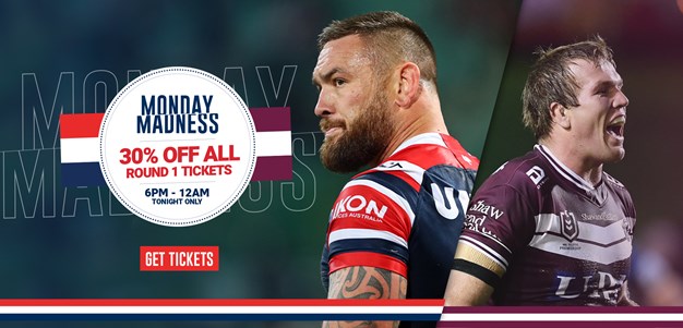 Get 30% Off All Round 1 Tickets with Monday Madness!