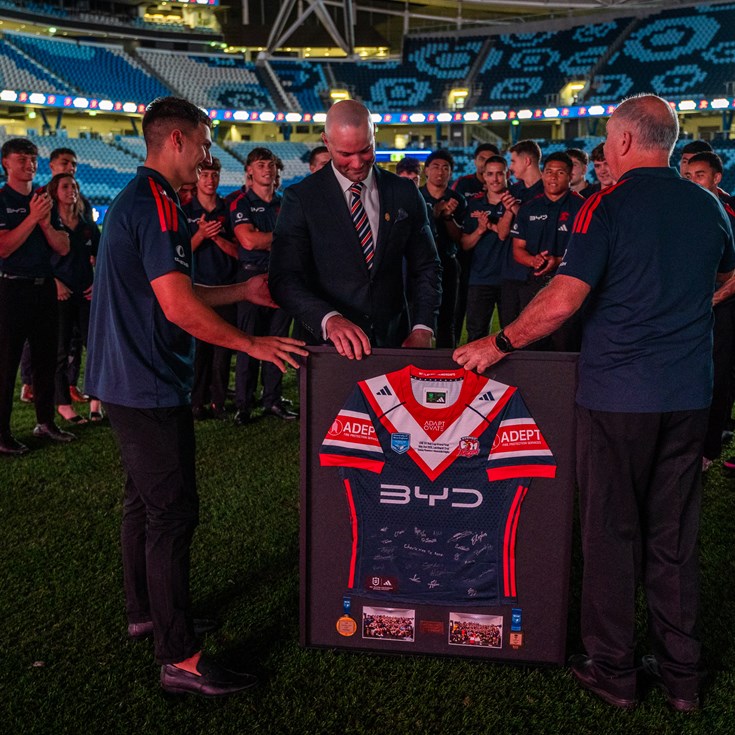 Sydney Roosters Celebrate 2026 Junior Representative Award Winners