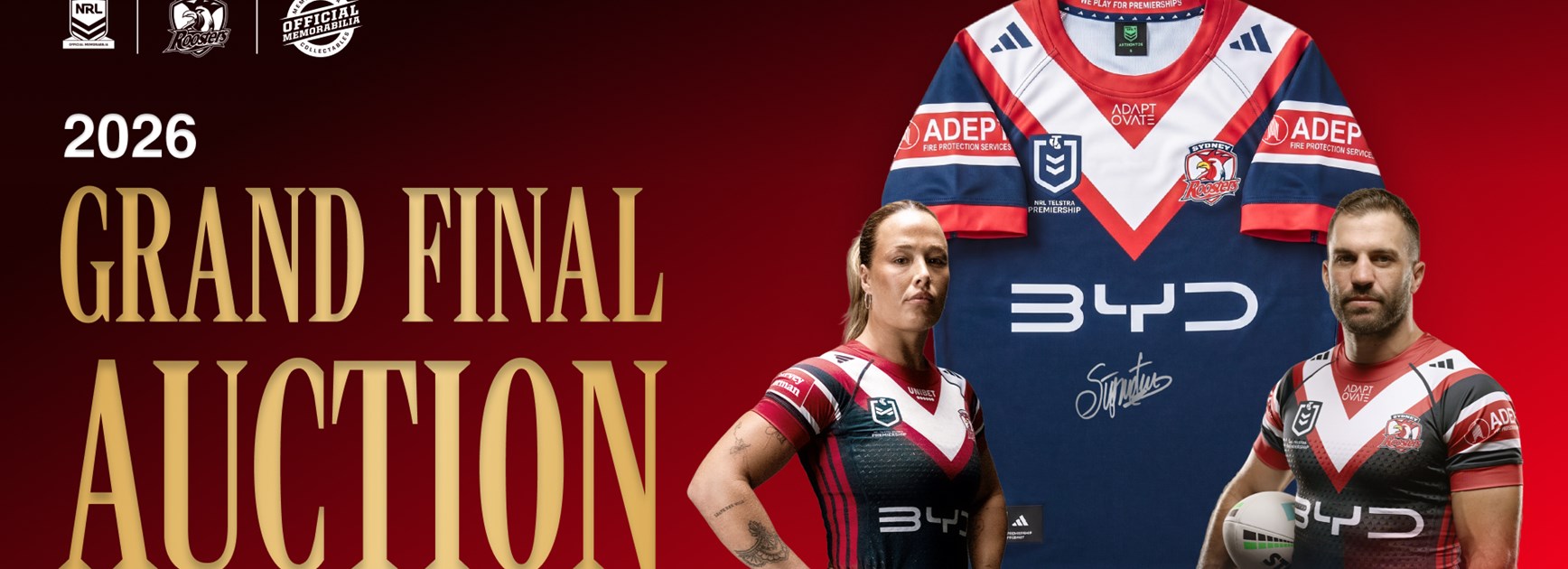 Grand Final Jersey Auction | Own a Piece of History