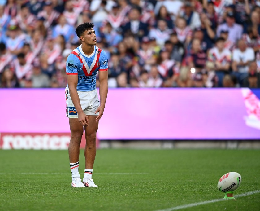 Joseph-Aukuso Suaalii nailed five from five goals on Tuesday.