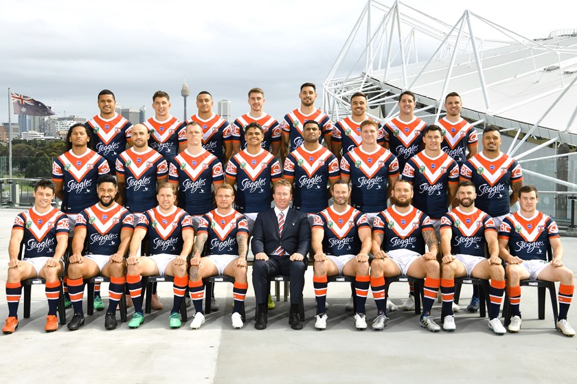 Back Row: Poasa Faamausili (Reserve), Victor Radley, Siosiua Taukeiaho, Paul Momirovski (Reserve), Ryan Matterson, Matt Ikuvalu (Reserve), Nat Butcher (Reserve), Sean O’Sullivan (Reserve)
Middle Row: Sitili Tupouniua (Reserve), Blake Ferguson, Lindsay Collins (Reserve), Latrell Mitchell, Daniel Tupou, Dylan Napa, Joseph Manu, Zane Tetevano
Front Row: Cooper Cronk, Isaac Lu, Mitchell Aubusson, Jake Friend (Co-Captain), Trent Robinson (Coach), Boyd Cordner (Co-Captain), Jared Waerea-Hargreaves, James Tedesco, Luke Keary