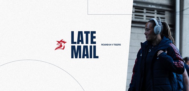 NRLW Late Mail | Round 4 v Tigers