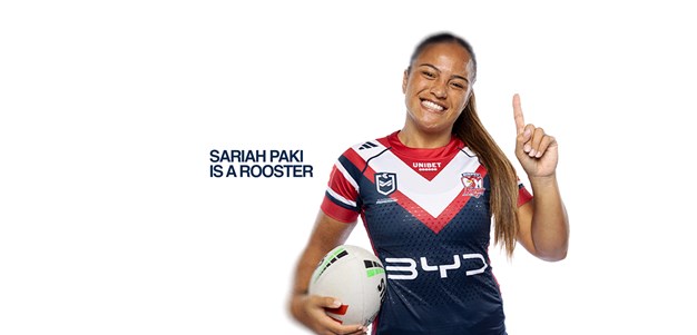 Roosters sign Sariah Paki for 2026 NRLW season