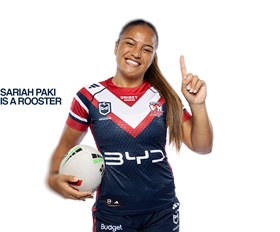 Roosters sign Sariah Paki for 2026 NRLW season