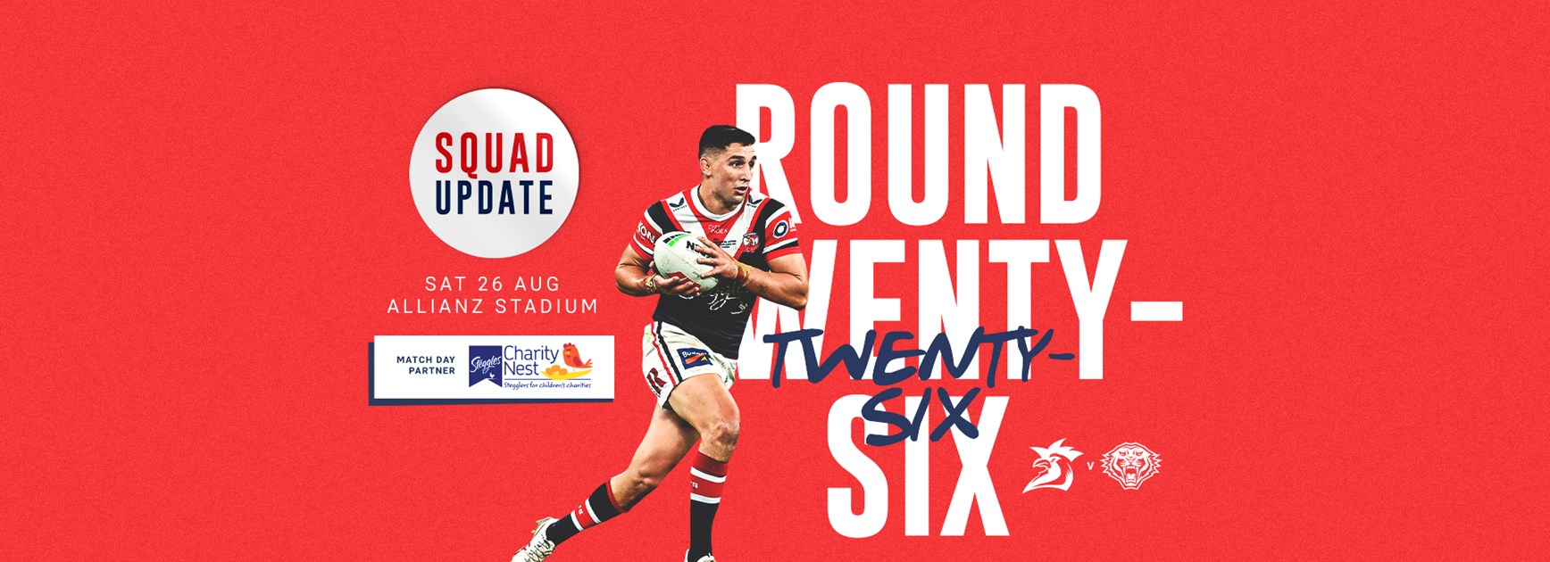 Squad Update: Round 26 vs Tigers