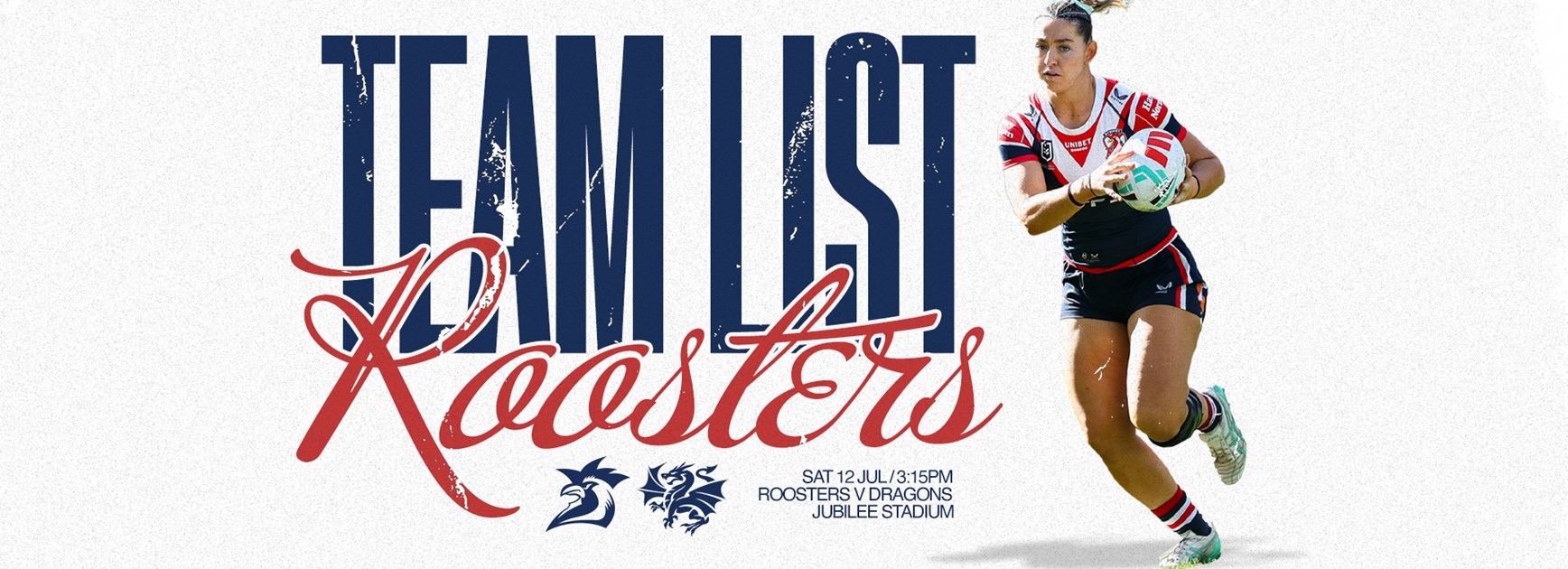 24 Hour Update | NRLW Round 2 Line Up vs Dragons