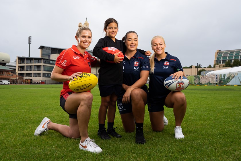 Moving Forward Together: The Roosters will share the new facility with the AFLW to create a state-of-the-art dedicated women's Centre of Excellence at the Entertainment Quarter.