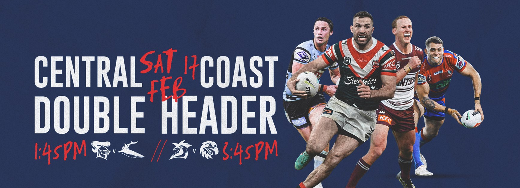 Central Coast Trial Double Header on Sale Now!