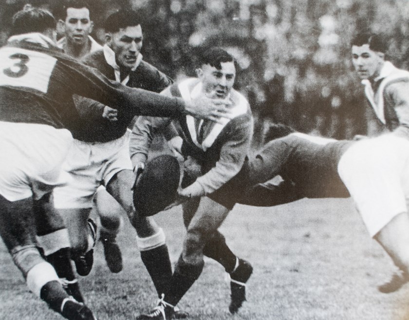 Dependable: Half Wally O'Connell was a reliable mainstay in the Easts sides from 1942-1948, stepping in as captain and helping guide the side to a ninth Premiership in 1945. 