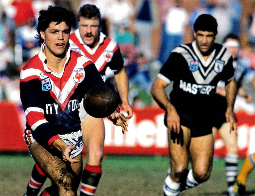 Handy Player: Brendan Hall arrived at the Club via Canberra, with the five-eighth playing seven seasons following his debut in 1986. 