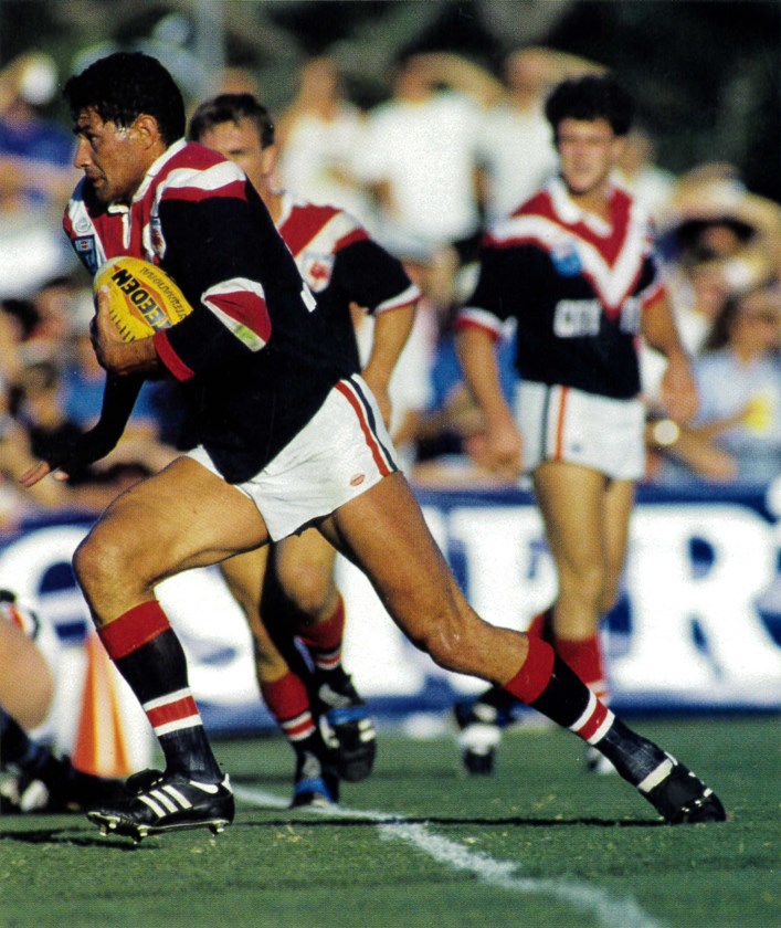 Courageous Leader: New Zealand rep Hugh McGahan debuted in 1985, going on to captain the Club in the late 1980s before finishing his career in 1991. 