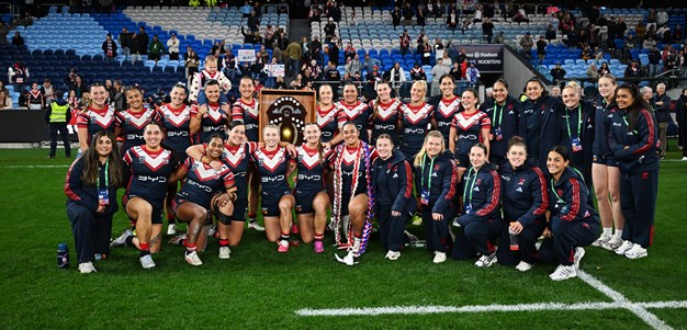 Sydney Roosters claim second straight Nellie Doherty Shield after historic undefeated season