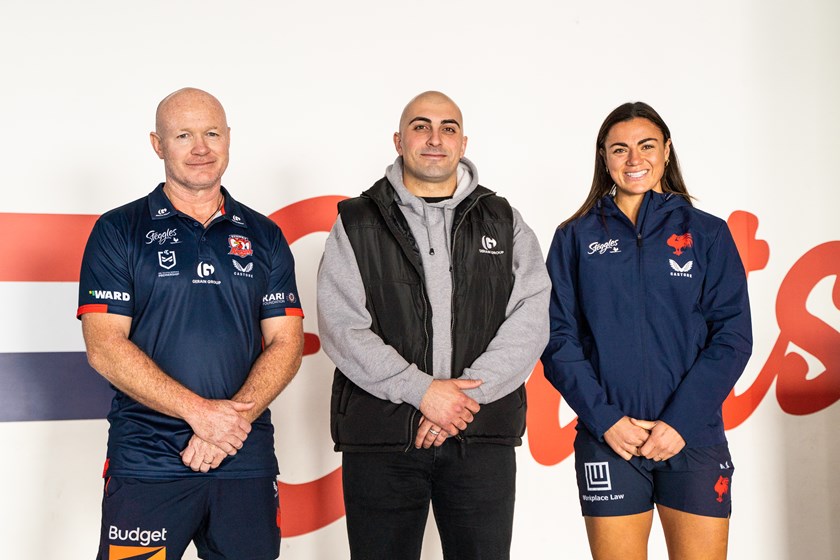 Gerain Group was the Major Sponsor for the Central Coast Roosters Women's team in 2023, with Managing Director Mr Gerogio Racheh forming a strong relationship with NRLW Head Coach John Strange. 