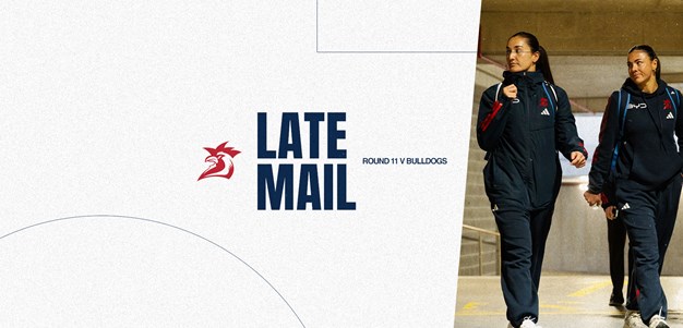 NRLW Late Mail | Round 11 v Bulldogs