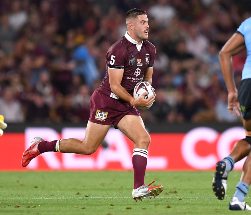 Versatile: At just 24, Corey Allan has already won a State of Origin series with Queensland (2020) and became the first player to feature in the Australian Prime Minister's XIII before making his NRL debut. 