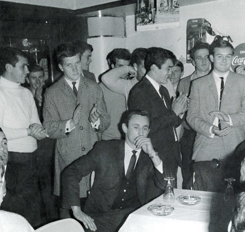 Deep in Thought: A reflective Kevin Junee at an end-of-season meeting in 1967. Just a few weeks later, Junee became the Club's next Kangaroo. 