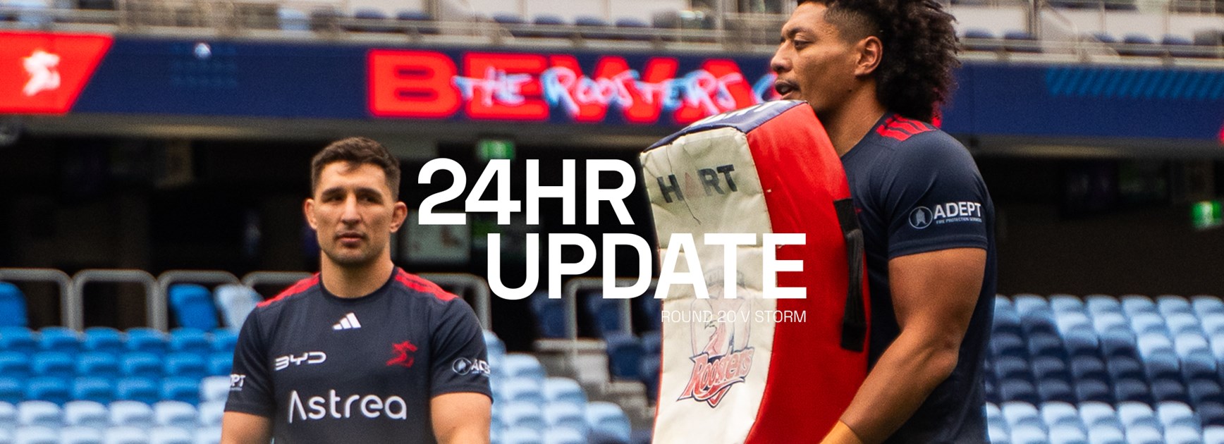 24hr Update  | Round 20 vs Storm