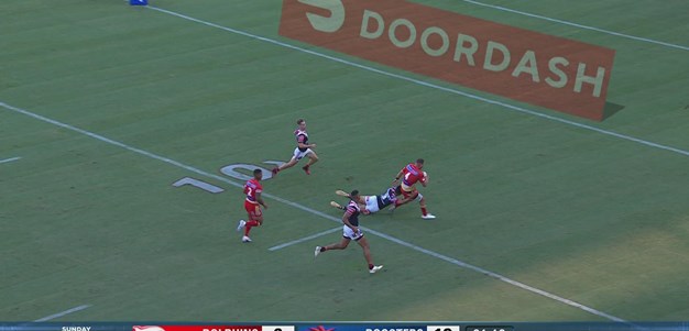 Suaalii Produces Try-Saving Tackle