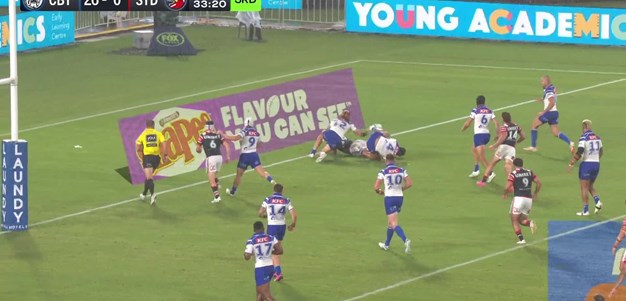 Butcher Gets the Roosters on the Board