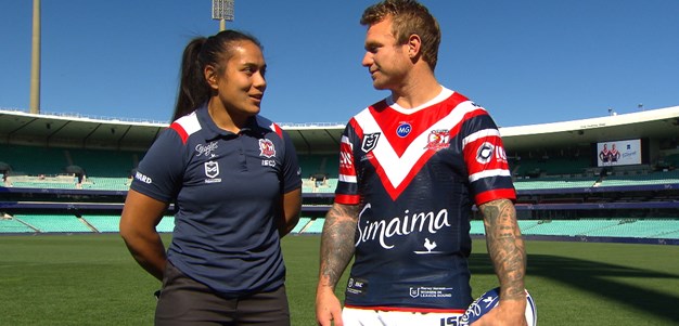 Roosters pay tribute to women's team